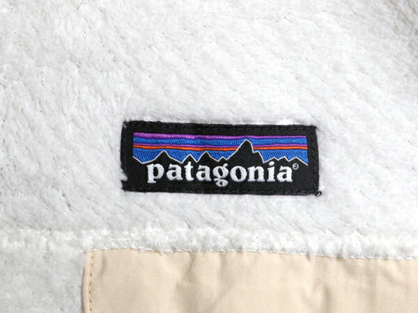 パタゴニア フルジップ リツール ジャケット レディース M / 古着 19年製 Patagonia アウトドア パイル フリース ブルゾン ハイネック 白
