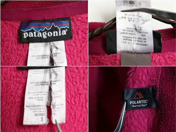 パタゴニア R2 ジャケット レディース S 11年製 Patagonia ハイ パイル フリース ストレッチ フルジップ ジャンパー レギュレーター ピンク