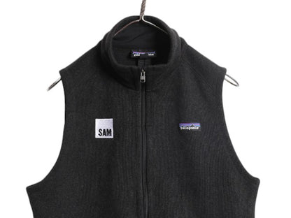 パタゴニア ベターセーター ベスト レディース М 17年製 Patagoniaフリース セーター 前開き フルジップ アウトドア ハイネック 重ね着 黒