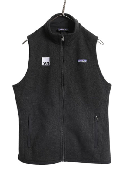 パタゴニア ベターセーター ベスト レディース М 17年製 Patagoniaフリース セーター 前開き フルジップ アウトドア ハイネック 重ね着 黒