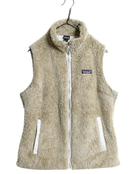 パタゴニア ロスガトス フリース ベスト レディース L 古着 19年製 Patagonia 毛長 パイル ボア 重ね着 フルジップ アウトドア ハイネック