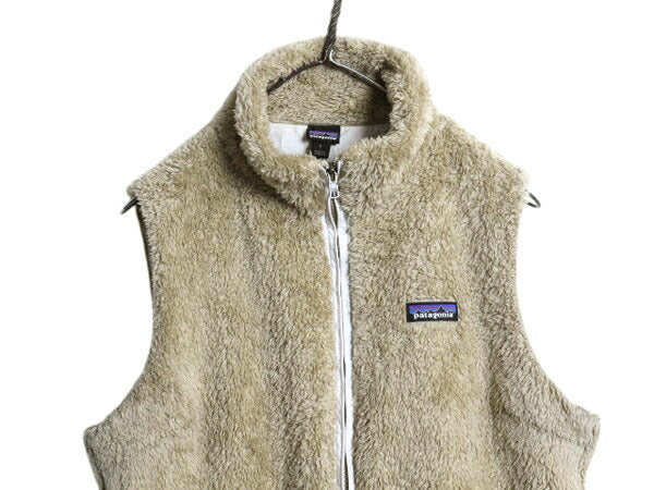 パタゴニア ロスガトス フリース ベスト レディース L 古着 19年製 Patagonia 毛長 パイル ボア 重ね着 フルジップ アウトドア ハイネック