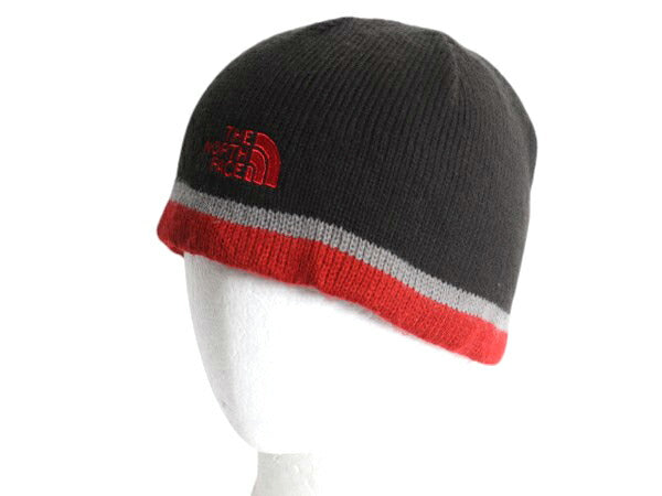 ノースフェイス アクリル ニット キャップ フリーサイズ THE NORTH FACE フリース ライナー付き ビーニー ワッチ 帽子 アウトドア ブラック