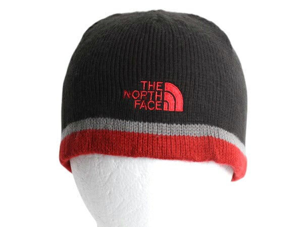 ノースフェイス アクリル ニット キャップ フリーサイズ THE NORTH FACE フリース ライナー付き ビーニー ワッチ 帽子 アウトドア ブラック
