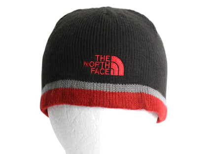 ノースフェイス アクリル ニット キャップ フリーサイズ THE NORTH FACE フリース ライナー付き ビーニー ワッチ 帽子 アウトドア ブラック