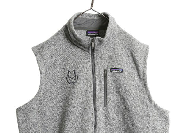パタゴニア ベターセーター ベスト メンズ XXL 古着 18年製 Patagonia フリース セーター 前開き フルジップ 企業物 アウトドア 重ね着 灰