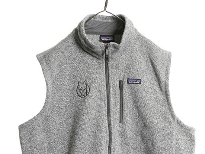 パタゴニア ベターセーター ベスト メンズ XXL 古着 18年製 Patagonia フリース セーター 前開き フルジップ 企業物 アウトドア 重ね着 灰