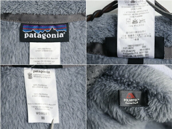 パタゴニア リツール スナップT プルオーバー ジャケット レディース М 古着 10年製 Patagonia フリース アウトドア ブルゾン ハイネック