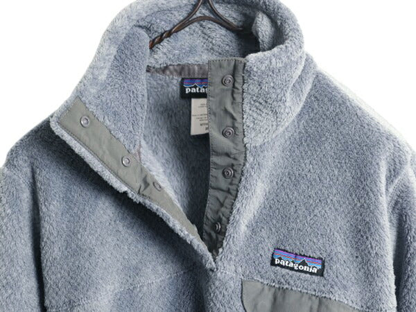 パタゴニア リツール スナップT プルオーバー ジャケット レディース М 古着 10年製 Patagonia フリース アウトドア ブルゾン ハイネック