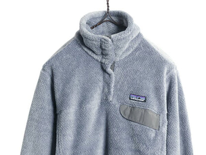 パタゴニア リツール スナップT プルオーバー ジャケット レディース М 古着 10年製 Patagonia フリース アウトドア ブルゾン ハイネック