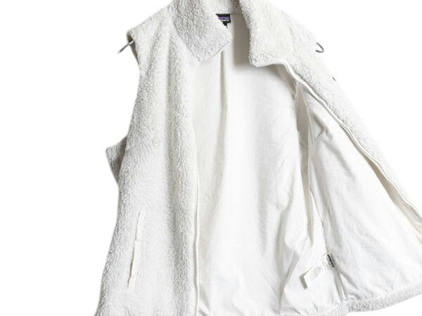 パタゴニア ロスガトス フリース ベスト レディース M 古着 19年製 Patagonia ハイ パイル ボア 重ね着 フルジップ アウトドア ハイネック
