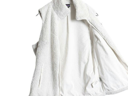 パタゴニア ロスガトス フリース ベスト レディース M 古着 19年製 Patagonia ハイ パイル ボア 重ね着 フルジップ アウトドア ハイネック