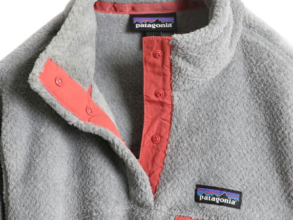 パタゴニア リツール スナップT プルオーバー ジャケット レディース L / 古着 19年製 Patagonia フリース アウトドア ブルゾン ハイネック