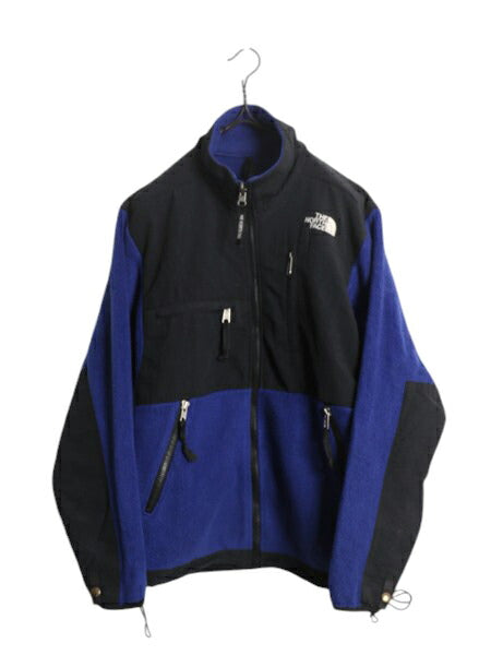 90s ノースフェイス デナリ ジャケット メンズ XS / 90年代 オールド The North Face DENALI アウトドア フリース ブルゾン ツートン 黒 青