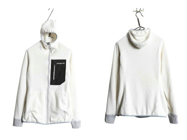 パタゴニア R3 フーディ レディース М 程/ Patagonia リバーシブル フリース ハイロフト パーカー ジャケット レギュレーター フルジップ