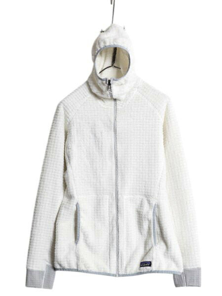 パタゴニア R3 フーディ レディース М 程/ Patagonia リバーシブル フリース ハイロフト パーカー ジャケット レギュレーター フルジップ