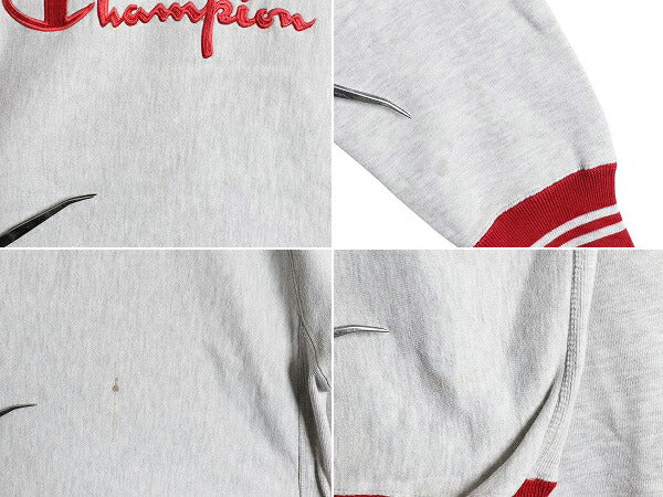 90s USA製 チャンピオン リバースウィーブ スウェット メンズ XL オールド Champion トレーナー 裏起毛 大きいサイズ スクリプト ロゴ刺繍