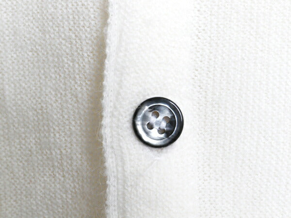 80s USA製 ラコステ アクリル ニット カーディガン メンズ レディース М / ヴィンテージ IZOD LACOSTE 羽織り 前開き セーター ホワイト