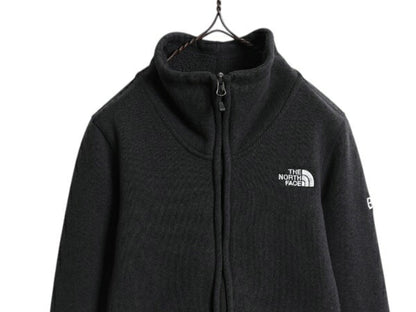 ノースフェイス セーター フリース ジャケット レディース S / 古着 The North Face アウトドア 裏起毛 裏ボア ブルゾン チャコール グレー