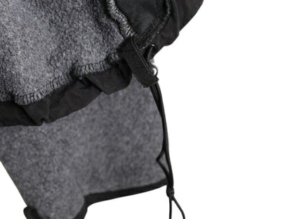 90s ノースフェイス フルジップ フリース ジャケット メンズ L オールド The North Face アウトドア ブルゾン ワンポイント 2トーン 灰 黒