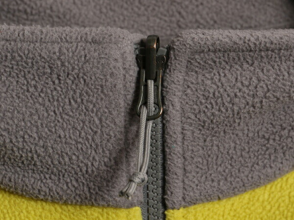 US企画 ノースフェイス FLASHDRY フリース ジャケット メンズ L / 古着 The North Face ジャンパー ブルゾン アウトドア ツートン 黄 灰