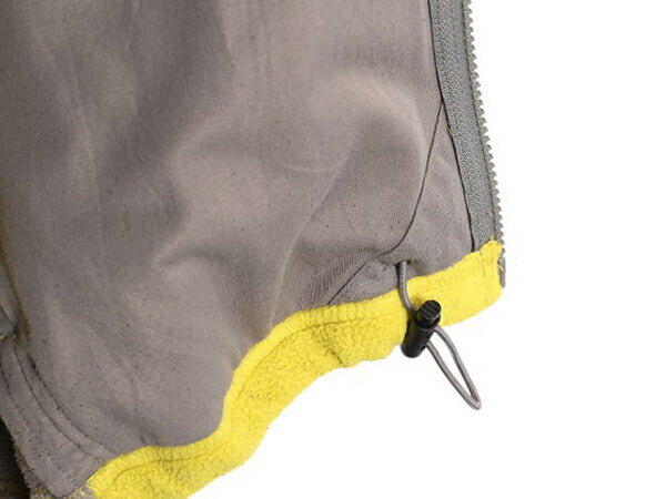 US企画 ノースフェイス FLASHDRY フリース ジャケット メンズ L / 古着 The North Face ジャンパー ブルゾン アウトドア ツートン 黄 灰