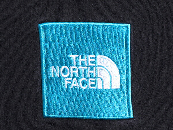 US企画 ノースフェイス スウェット フード パーカー メンズ S 古着 The North Face プルオーバー 裏起毛 ブラック アウトドア ロゴ刺繍 黒