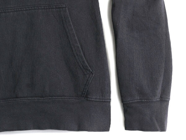 ノースフェイス 両面 プリント スウェット フード パーカー メンズ M / The North Face プルオーバー 裏起毛 黒 トレーナー ブラック 薄手