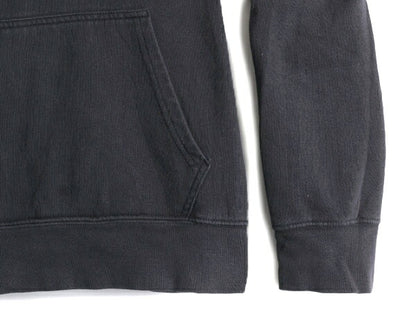ノースフェイス 両面 プリント スウェット フード パーカー メンズ M / The North Face プルオーバー 裏起毛 黒 トレーナー ブラック 薄手