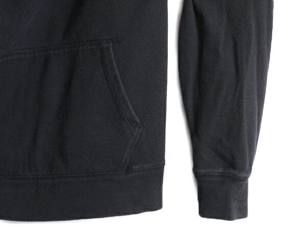 ノースフェイス プリント スウェット フード パーカー レディース XL 古着 The North Face プルオーバー 裏起毛 トレーナー アウトドア 黒