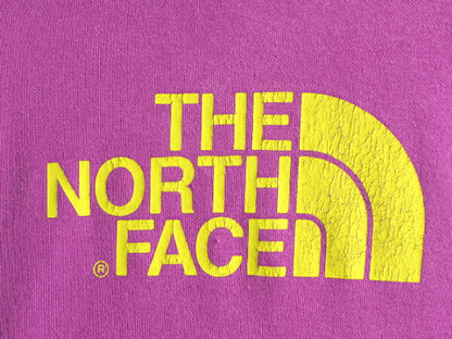 ノースフェイス プリント スウェット フード パーカー レディース XL 古着 The North Face プルオーバー 裏起毛 トレーナー 大きいサイズ