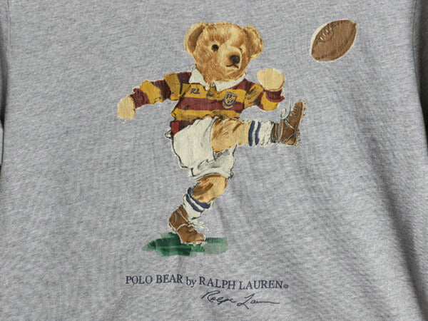 ポロベア ポロ ラルフローレン プリント 半袖 Tシャツ メンズ レディース М / キャラクター カットソー シングルステッチ スリム フィット