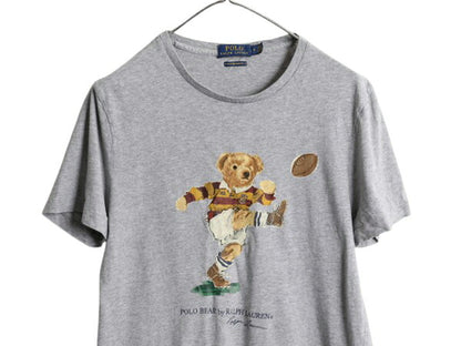 ポロベア ポロ ラルフローレン プリント 半袖 Tシャツ メンズ レディース М / キャラクター カットソー シングルステッチ スリム フィット