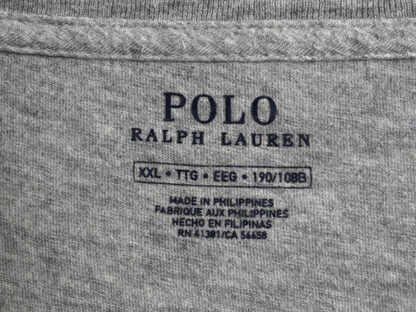 ポロベア ポロ ラルフローレン プリント 半袖 Tシャツ メンズ XXL / 古着 キャラクター カットソー シングルステッチ 大きいサイズ グレー