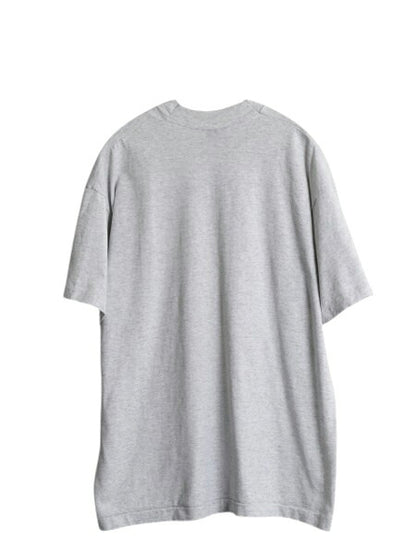 90s USA製 3段 カレッジ フットボール プリント 半袖 Tシャツ メンズ XL 古着 オールド シングルステッチ カットソー 大きいサイズ グレー