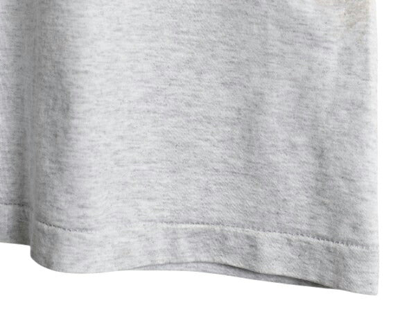 90s USA製 3段 カレッジ フットボール プリント 半袖 Tシャツ メンズ XL 古着 オールド シングルステッチ カットソー 大きいサイズ グレー