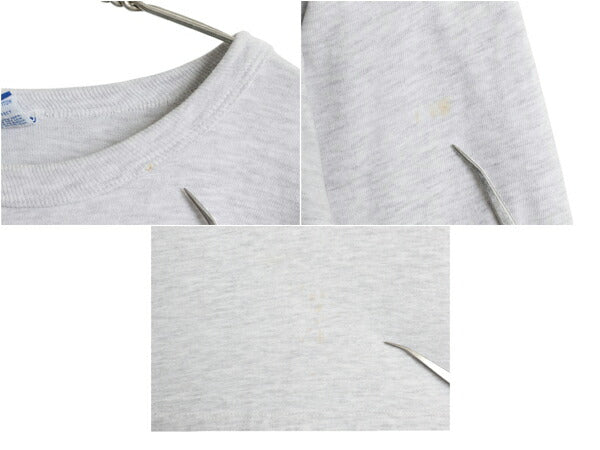 80s USA製 チャンピオン 2段 カレッジ プリント 長袖 Tシャツ メンズ XL 古着 ヴィンテージ ロンT カットソー ヘビーウェイト 大きいサイズ