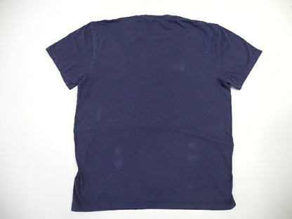 ■POLOポロラルフローレン半袖コットンTシャツクルー紺(M) レディース