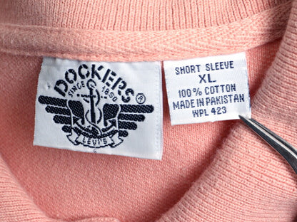 90s 大きいサイズ XL ■ ドッカーズ リーバイス 鹿の子 半袖 ポロシャツ メンズ 90年代 オールド DOCKERS LEVIS ヘビーウェイト 半袖シャツ