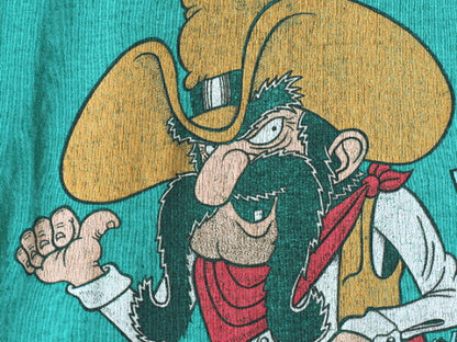 80s USA製 ■ メッセージ イラスト プリント 半袖 Tシャツ メンズ M / 80年代 ビンテージ キャラクター ジョーク アート シングルステッチ