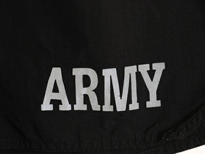 米軍実物 US ARMY アーミー ナイロン トレーニング ショートパンツ メンズ L 程 古着 ショーツ 短パン ミリタリー 海パン 水陸両用 黒 軍物