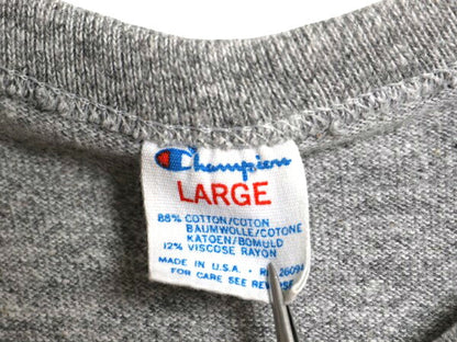 80s USA製 チャンピオン 2段 カレッジ プリント 半袖 Tシャツ メンズ L 小さめ M 程/ ヴィンテージ 88 12 シングルステッチ ヘビーウェイト