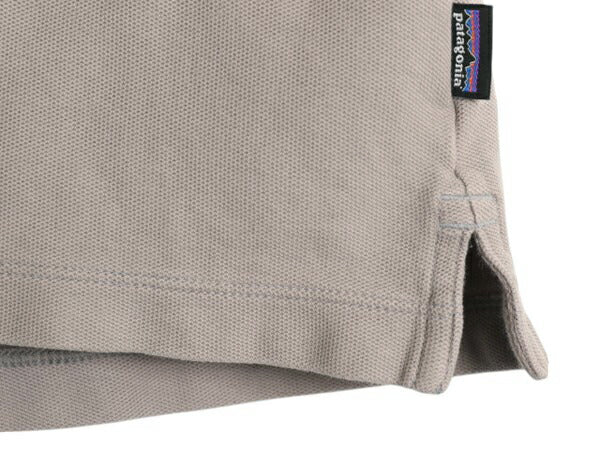 パタゴニア 鹿の子 半袖 ポロシャツ メンズ XL / 古着 16年製 アウトドア 半袖シャツ オーガニック コットン ワンポイント 大きいサイズ 灰