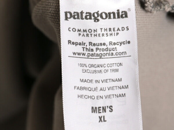 パタゴニア 鹿の子 半袖 ポロシャツ メンズ XL / 古着 16年製 アウトドア 半袖シャツ オーガニック コットン ワンポイント 大きいサイズ 灰