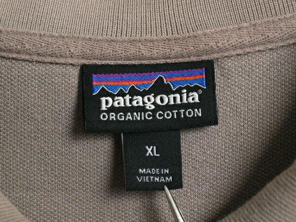パタゴニア 鹿の子 半袖 ポロシャツ メンズ XL / 古着 16年製 アウトドア 半袖シャツ オーガニック コットン ワンポイント 大きいサイズ 灰