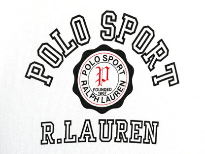 90s ポロスポーツ ラルフローレン プリント 長袖 Tシャツ メンズ XL オールド ポロ ロンT ロングTシャツ コットン カットソー 大きいサイズ