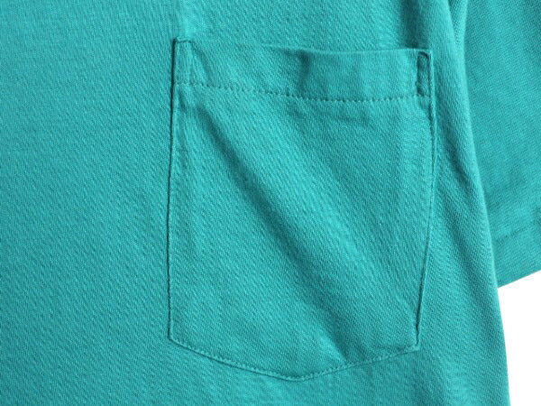 デッドストック 90s USA製 タウンクラフト ポケット付き 無地 半袖 Tシャツ メンズ L / オールド シングルステッチ 耳付き ヘビーウェイト