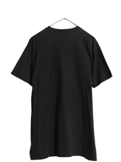 90s USA製 フルーツオブザルーム ポケット付き 無地 半袖 Tシャツ メンズ XL 古着 オールド ポケT 耳付き コットン ブラック 大きいサイズ