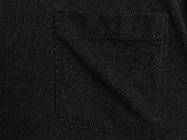 90s USA製 フルーツオブザルーム ポケット付き 無地 半袖 Tシャツ メンズ XL 古着 オールド ポケT 耳付き コットン ブラック 大きいサイズ