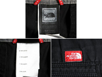 ■ ノースフェイス コットン ショートパンツ レディース M 程/ The North Face アウトドア 短パン 半パン ショーツ ノータック ブラック 黒